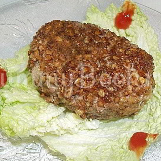 Рецепт котлет, панированных семечками