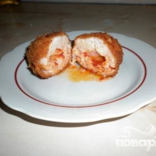 Рецепт котлет по-киевски с аджикой