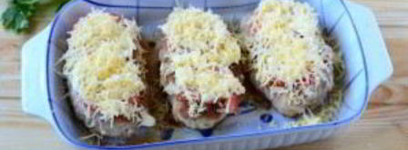 котлеты под шубой с помидорами и сыром. Шаг 6