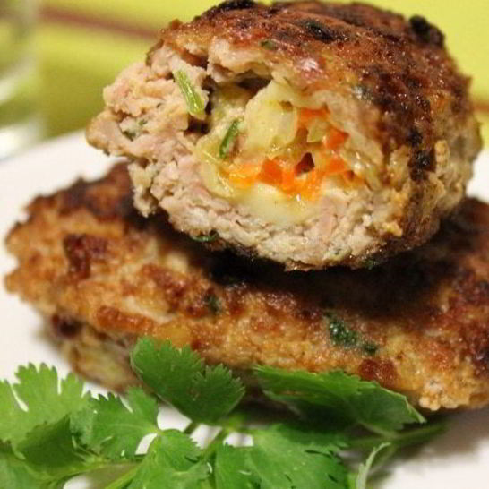 Рецепт котлет с начинкой