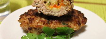 котлеты с начинкой. Шаг 7