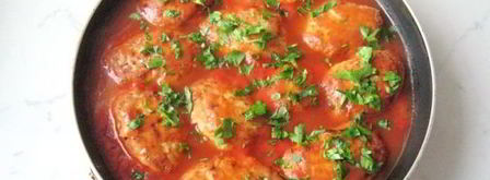 котлеты с рисом и чесноком в томатном соусе. Шаг 13