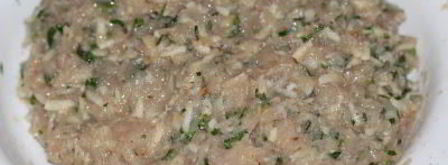 куриные котлеты с хреном и яблоками. Шаг 4