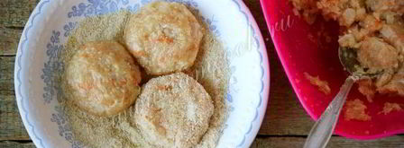 куриные котлеты с овощами. Шаг 6