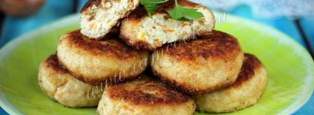 куриные котлеты с овощами. Шаг 8