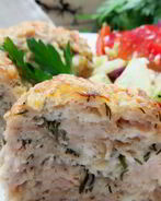 Куриные котлеты с плавленным сыром