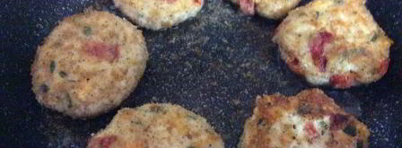 нежные куриные котлеты с болгарским перцем и сыром. Шаг 7