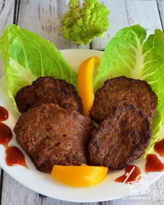 Печеночно-мясные котлеты Замечательные