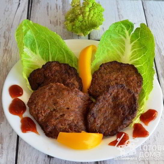 Рецепт печеночно-мясных котлеты замечательные