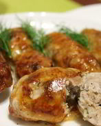 Рубленые котлеты в жировой сетке