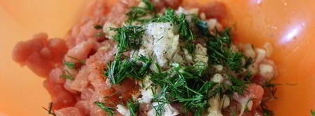 рубленые котлеты в жировой сетке. Шаг 3