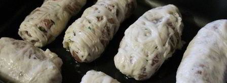 рубленые котлеты в жировой сетке. Шаг 6