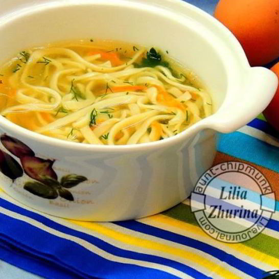 Рецепт лапши домашней на 1 яйце