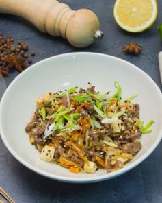 Лапша Пад Тай с говядиной