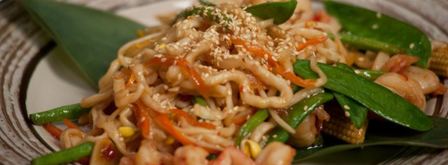 лапша пат тай с тигровыми креветками. Шаг 5