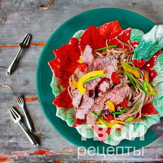 Рецепт лапши с говядиной
