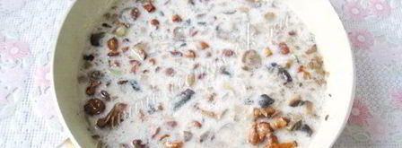 лапша с грибами в сливочном соусе. Шаг 5