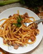 Лапша с мясом