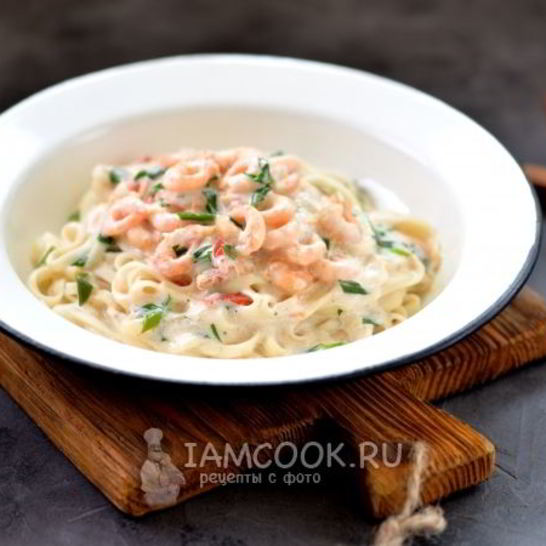 Рецепт лапши удон с креветками