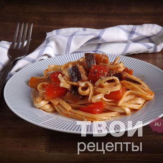 Рецепт лапши удон с овощами в кисло-сладком соусе