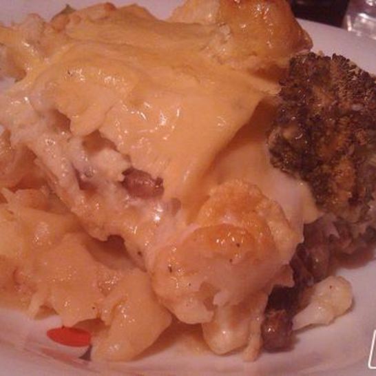 Рецепт большой лазанья с морепродуктами