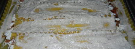 быстрая мясная многослойная лазанья с творогом. Шаг 10