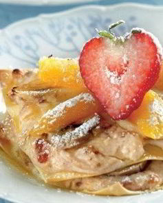 Фруктовая лазанья