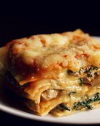 Грибная лазанья