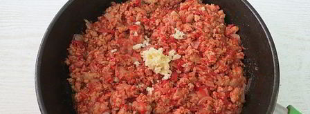 капустная лазанья с фаршем. Шаг 12