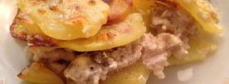 картофельная лазанья с фаршем. Шаг 7