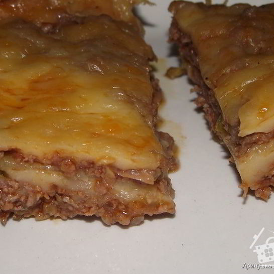 Рецепт лазаний из кабачков