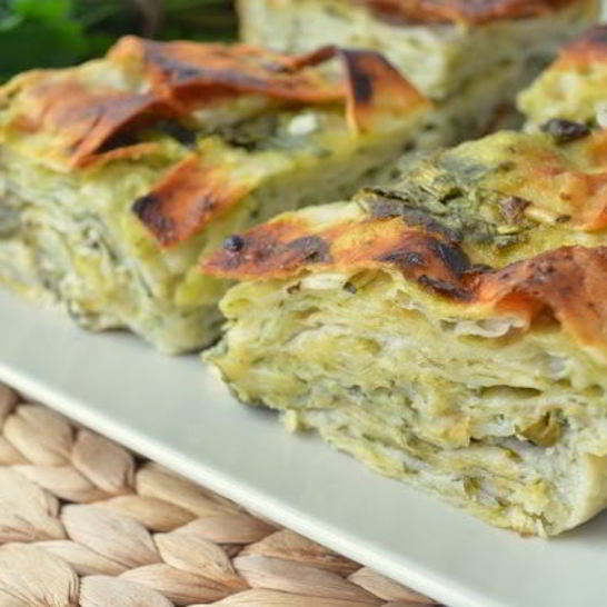 Рецепт лазаний из лаваша овощная