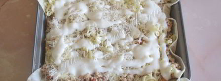 лазанья из лаваша с фаршем. Шаг 16