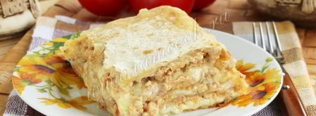 лазанья из лаваша с фаршем. Шаг 20