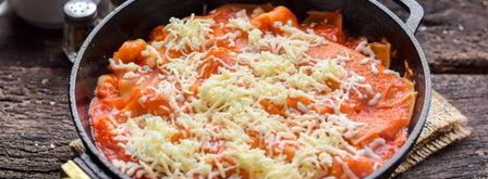 лазанья на сковороде. Шаг 11