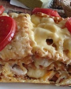 Лазанья по-русски из печенья