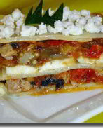 Лазанья с баклажаном