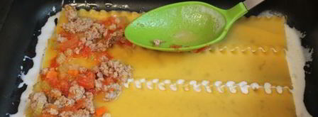 лазанья с фаршем, помидорами и сыром. Шаг 15