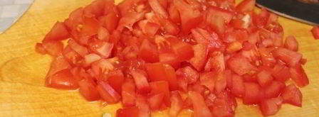 лазанья с фаршем, помидорами и сыром. Шаг 7