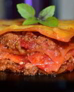 Лазанья с гламурным соусом