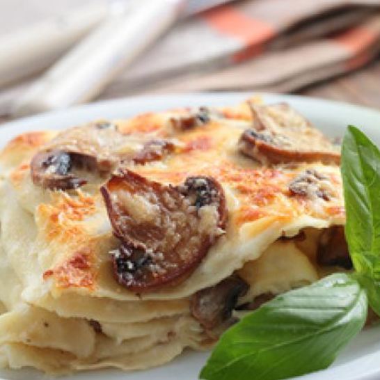 Рецепт лазаний с грибами