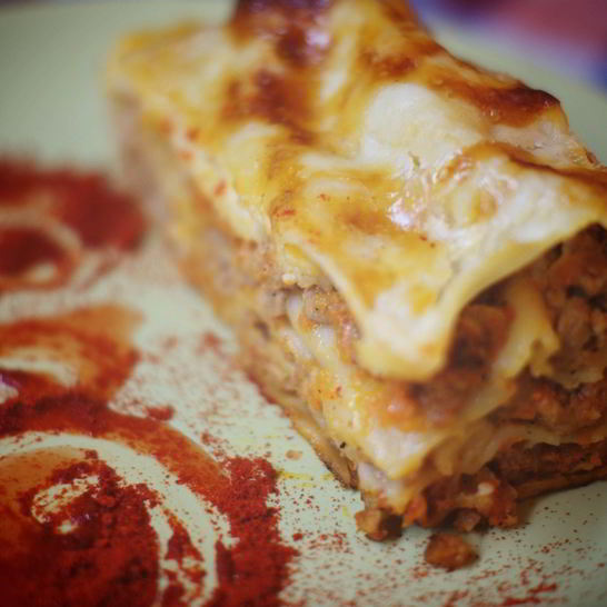 Рецепт лазаний с мясным фаршем и пармезаном