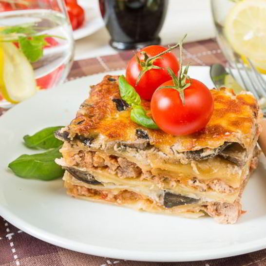 Рецепт лазаний с мясом и лесными грибами