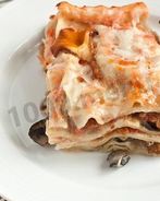 Лазанья с сыром и грибами