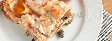 лазанья с сыром и грибами. Шаг 14