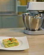 Лазанья с сыром и шпинатом