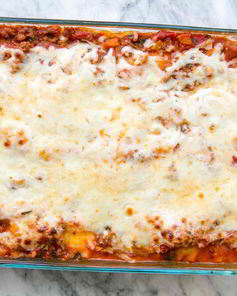 Лазанья с томатным соусом