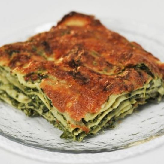 Рецепт лазаний со шпинатом