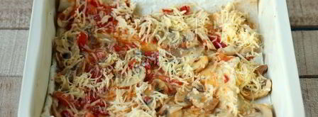 ленивая лазанья с грибами. Шаг 6