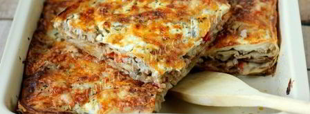 ленивая лазанья с грибами. Шаг 11